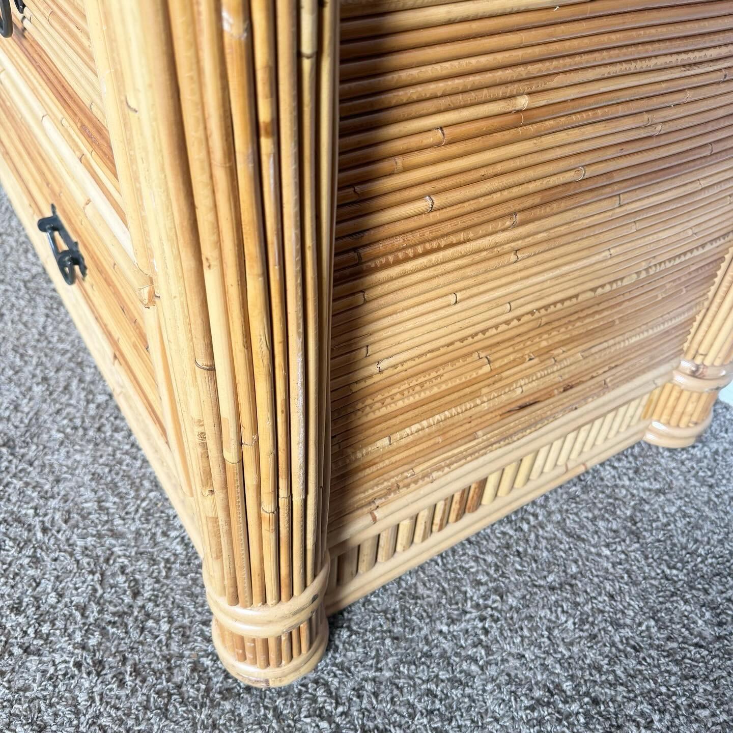 Armoire in rattan Boho Chic Pencil Reed in vendita 4