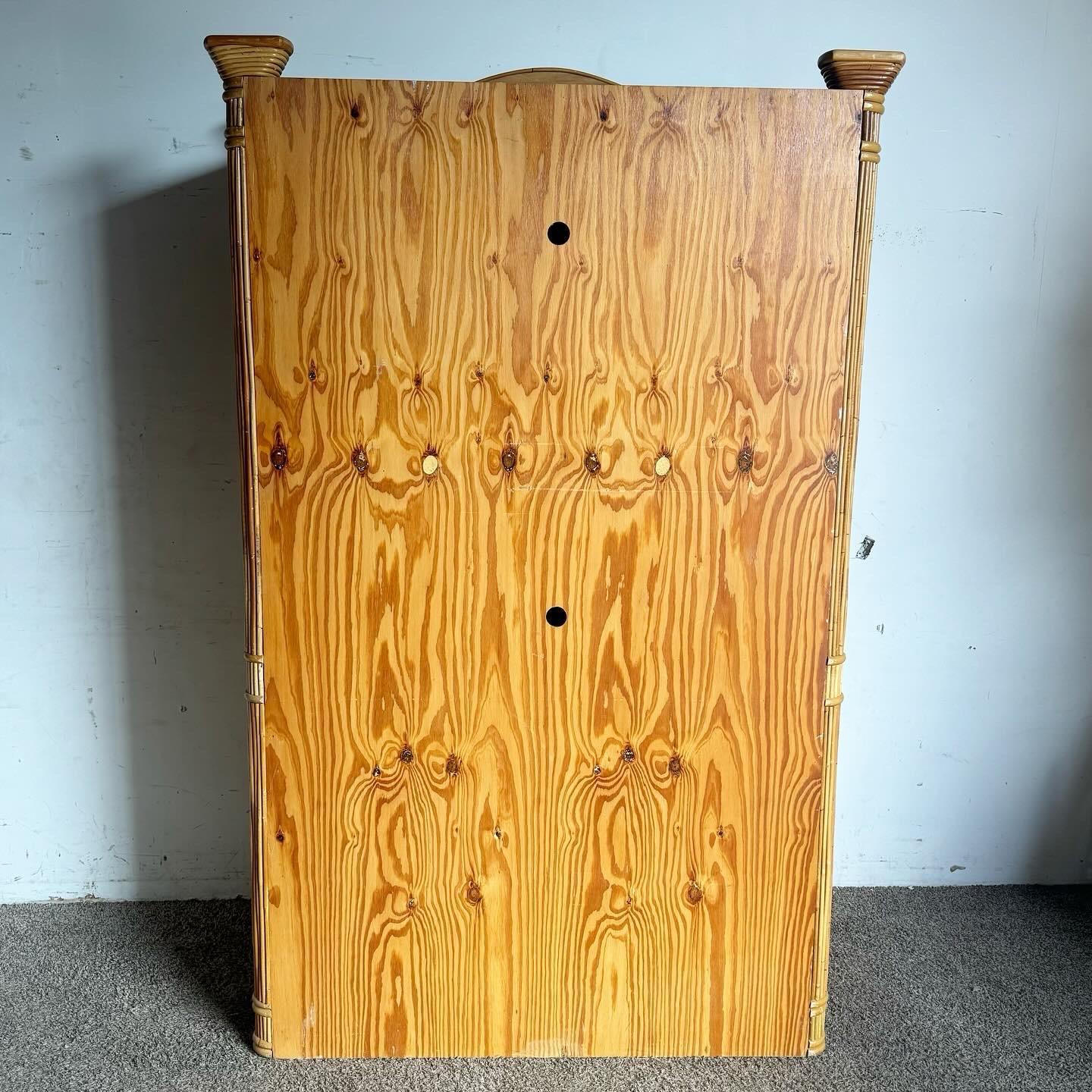 Armoire in rattan Boho Chic Pencil Reed in vendita 1
