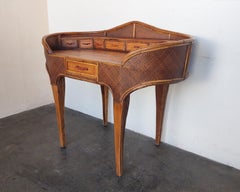 Boho Chic Rattan Secretary Desk Designed by Ramon Castellano for Kalma Furniture