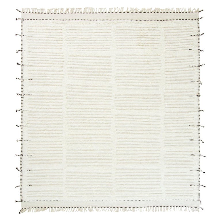 Modern and Trendy Boho Chic Rug from Central Asia. Size: 11 ft 4 in x ...