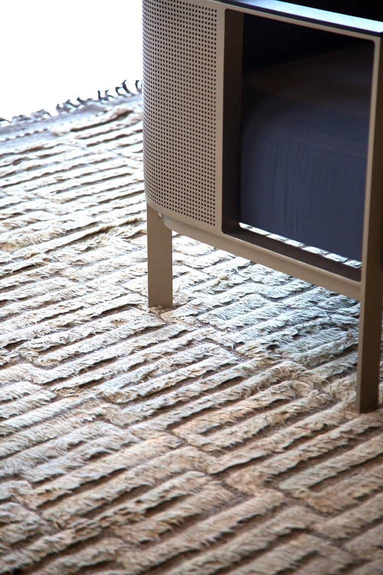 Modern and Trendy Boho Chic Rug from Central Asia. Size: 10 ft 1 in x ...