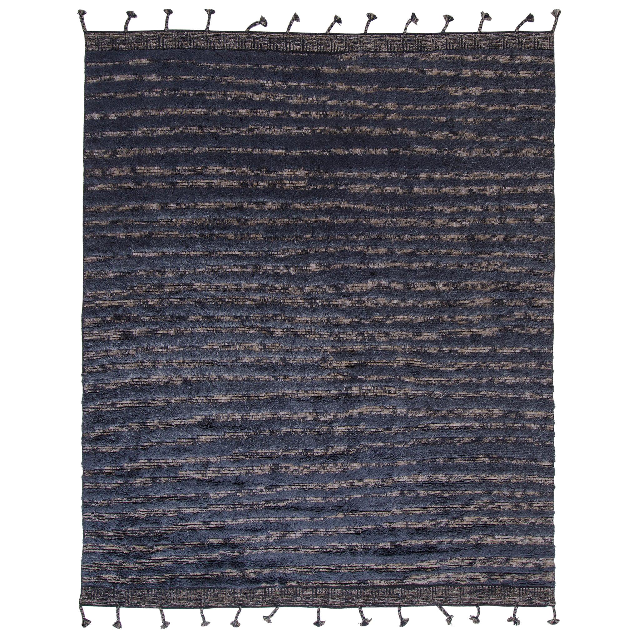 Nazmiyal Collection Modern Boho Chic Rug. Size: 8 ft 1 in x 10 ft 2 in