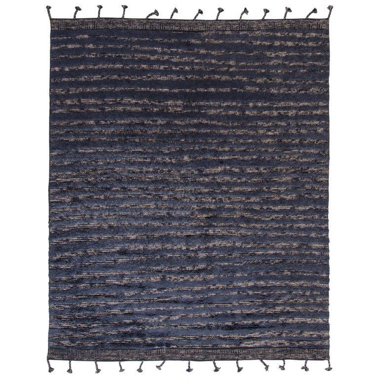 Modern and Trendy Boho Chic Rug from India. Size: 8 ft 1 in x 10 ft 2 ...
