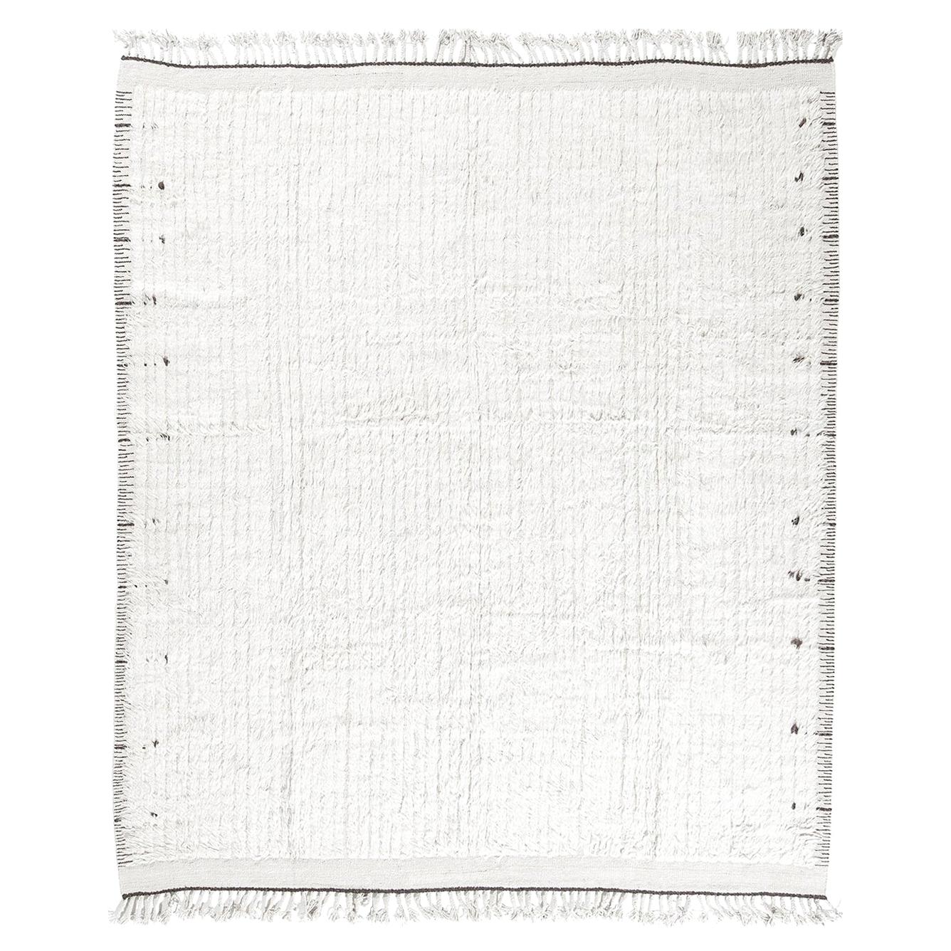Modern and Trendy Boho Chic Rug from Central Asia. Size: 9 ft 7 in x 11 ...