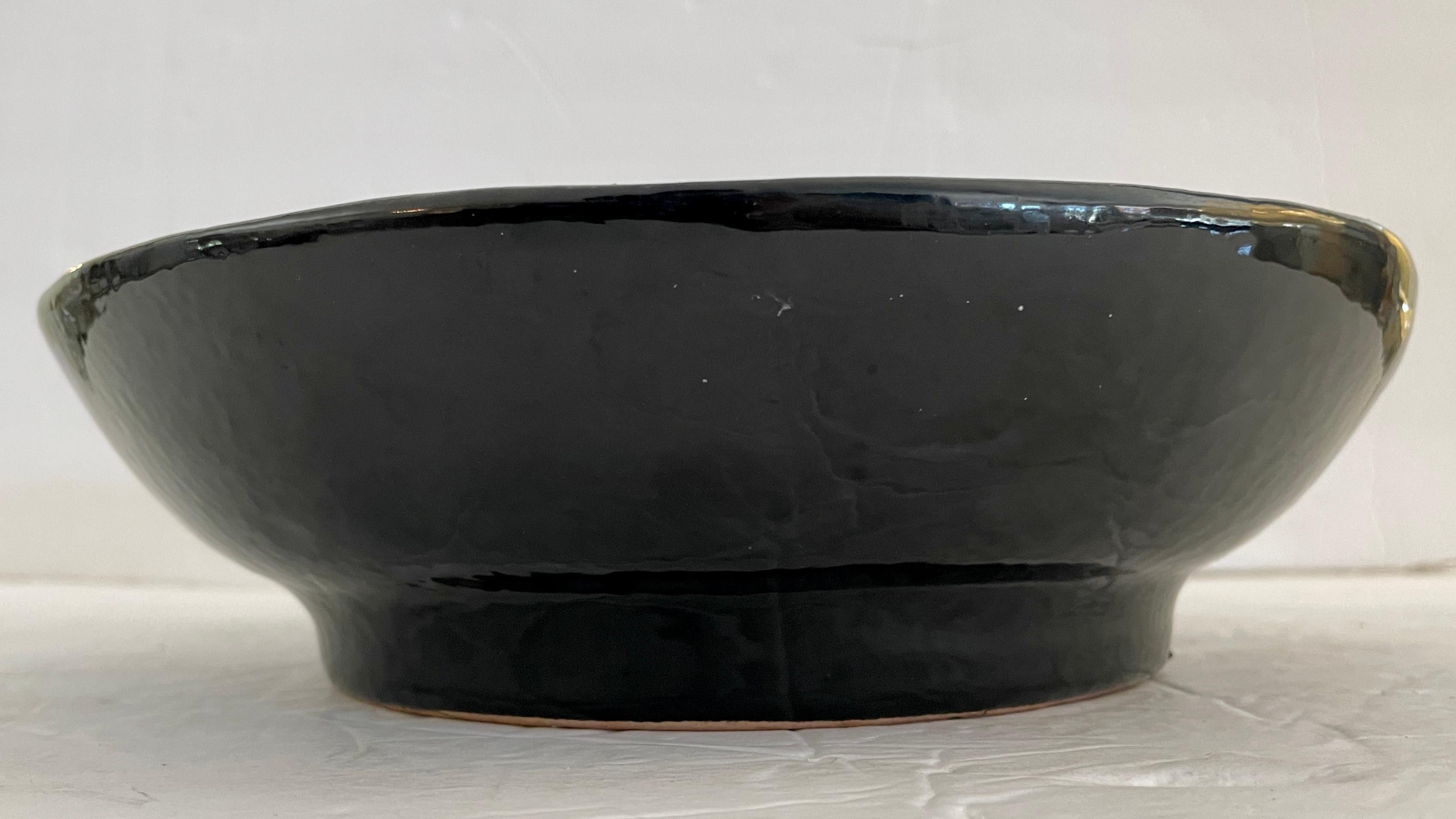 Boho Chic Tiger Ceramic Serving Bowl 2