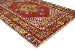 1950's Turkish Oushak Carpet with Modern Style