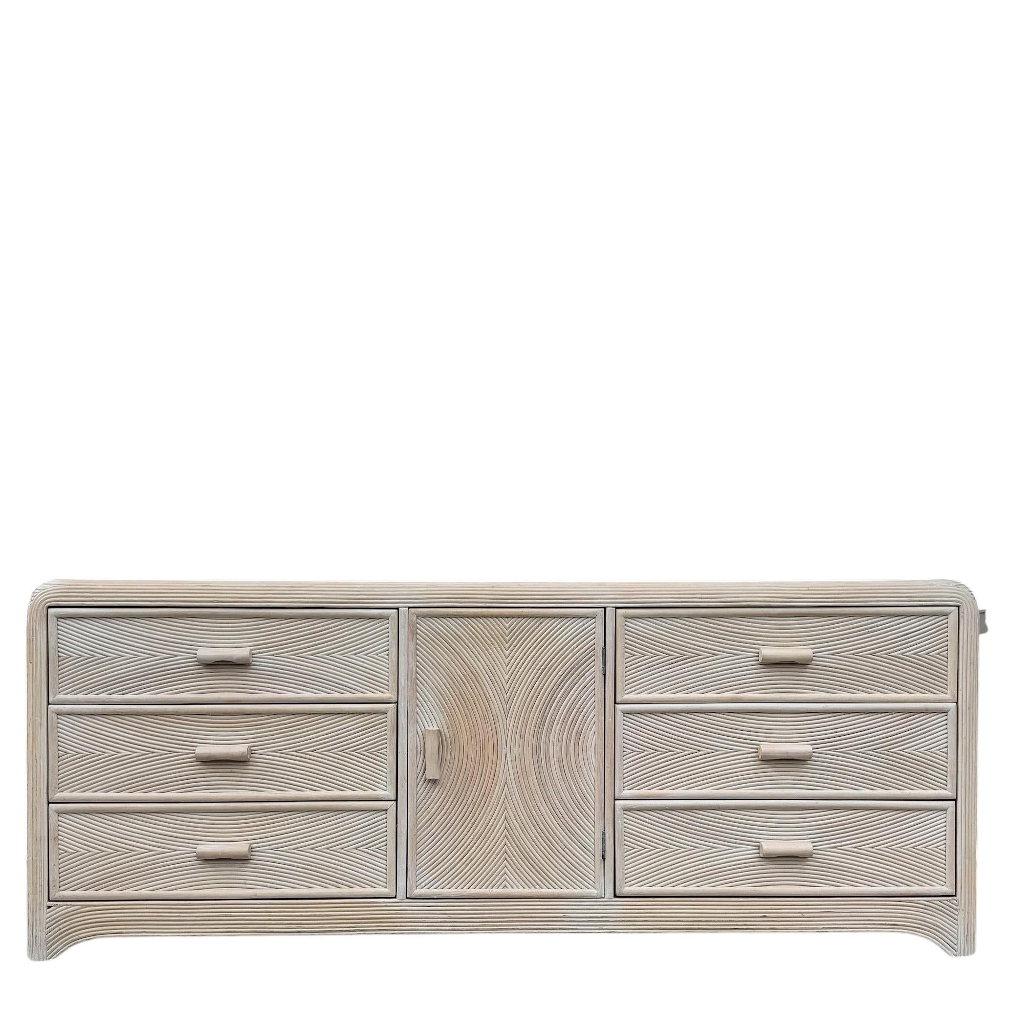 Boho Chic Waterfall Pencil Reed Dresser
