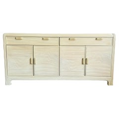 Boho Chic Wavy Pencil Reed Credenza by American Drew