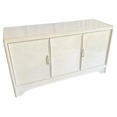 Boho Chic Wavy Pencil Reed Credenza