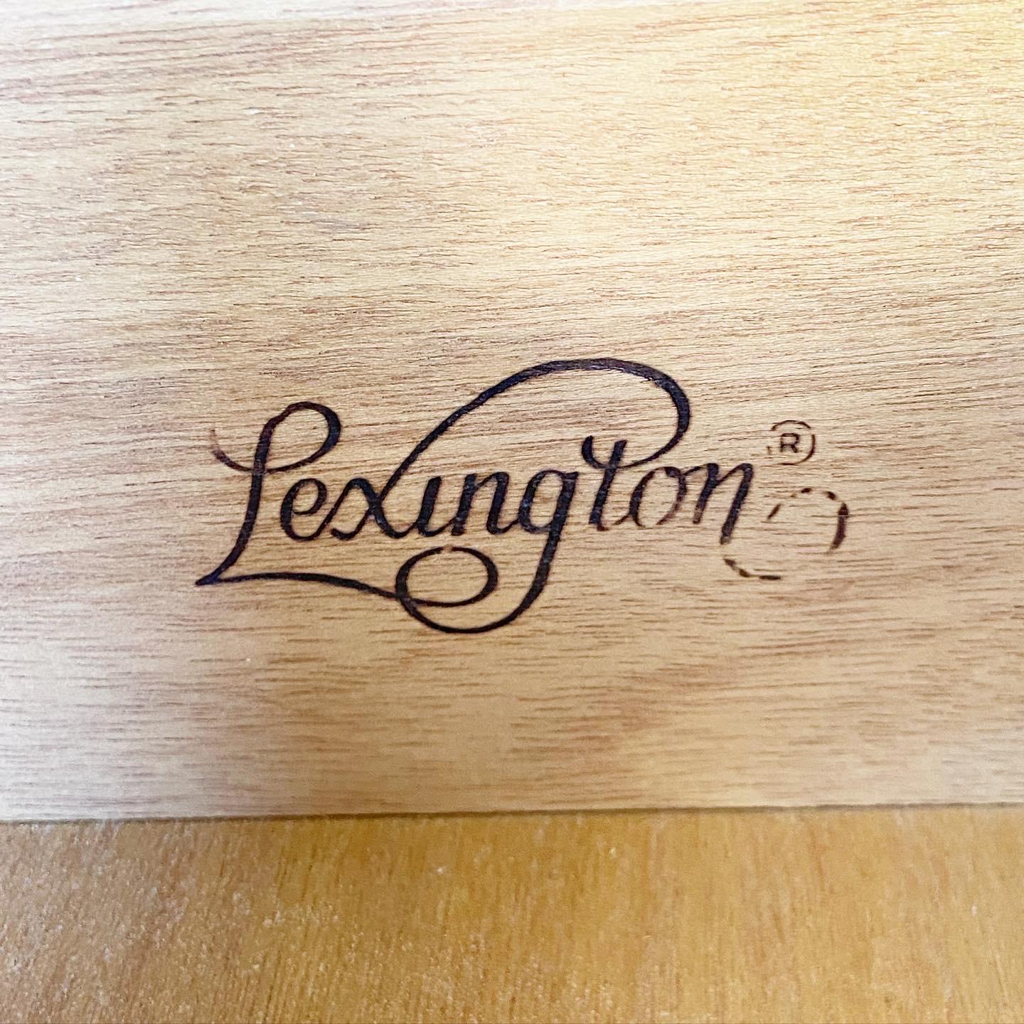 Boho Chic Wicker and Rattan Lowboy Dresser by Henry Link For Sale at