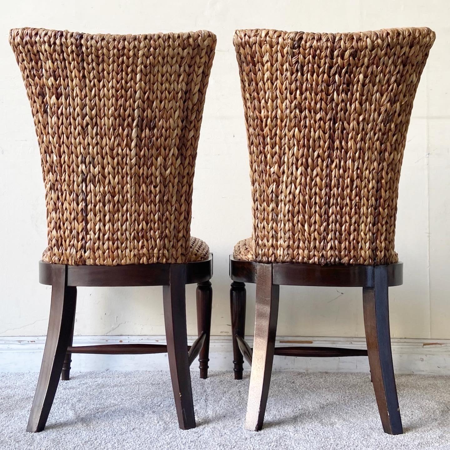 pier one seagrass chairs