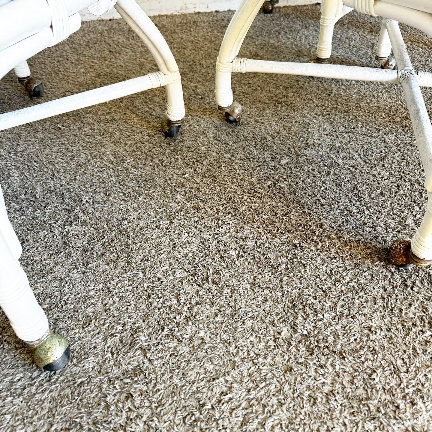Esszimmerstühle im Chippendale-Stil von Henry Link, Boho Coastal, 4er-Set (Rattan) im Angebot