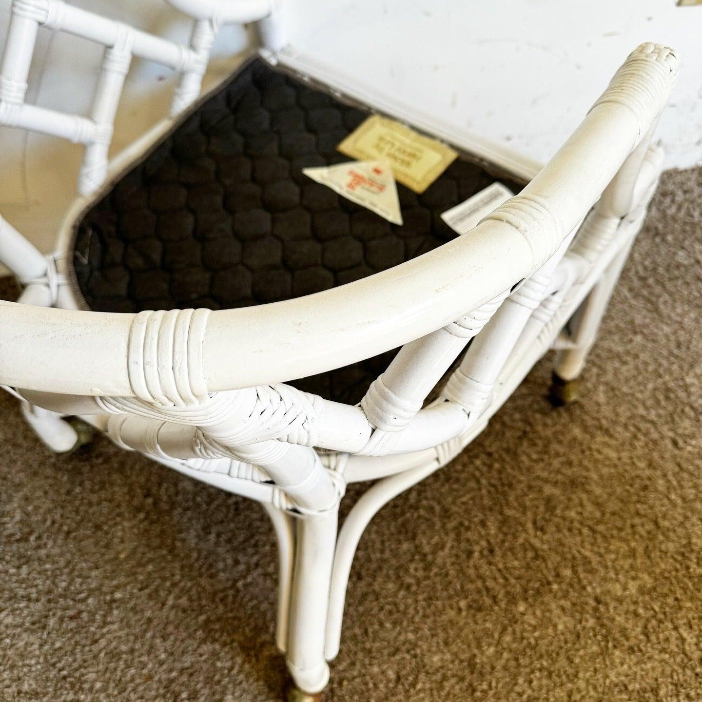 Esszimmerstühle im Chippendale-Stil von Henry Link, Boho Coastal, 4er-Set im Angebot 2