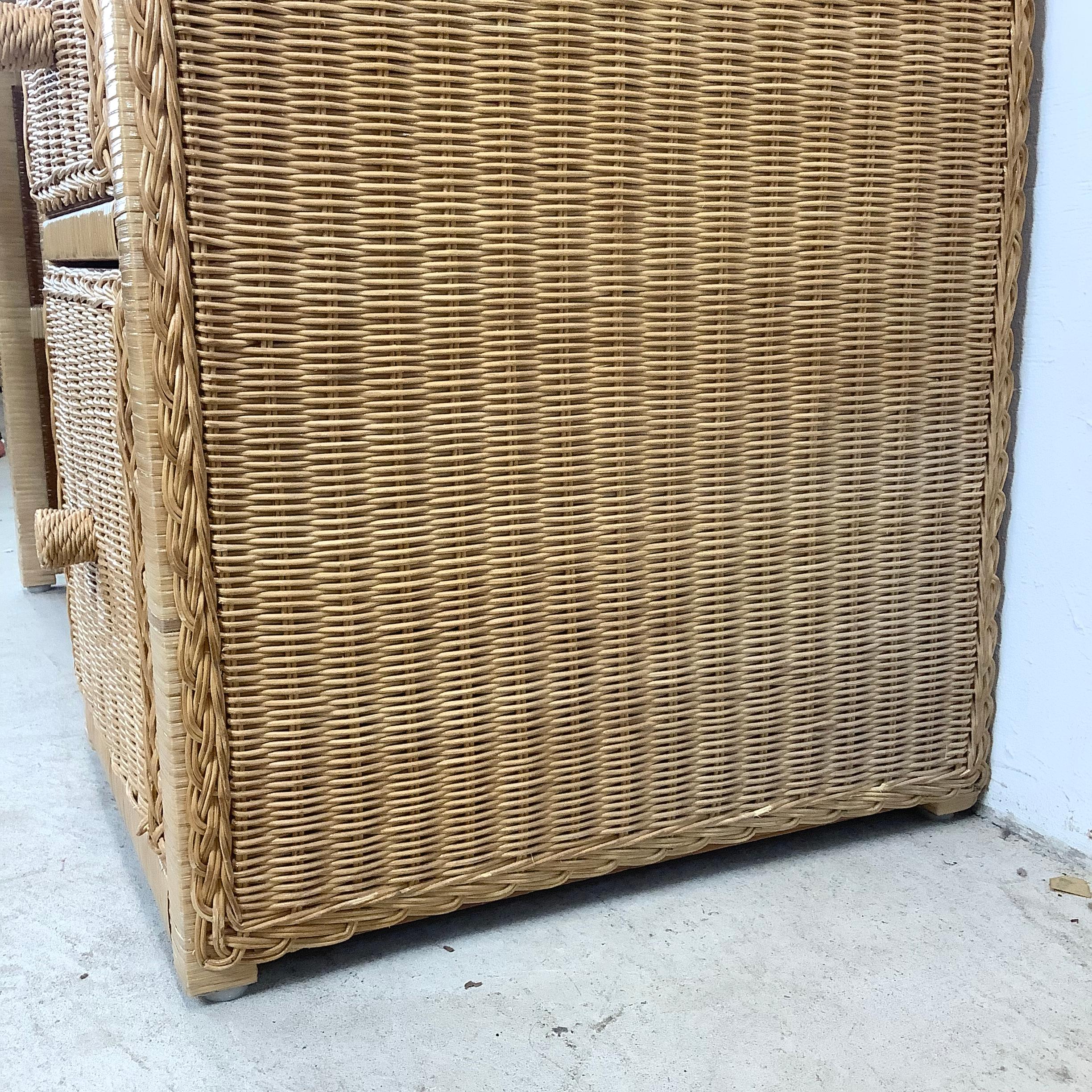 Boho Modern Wicker Writing Desk 3