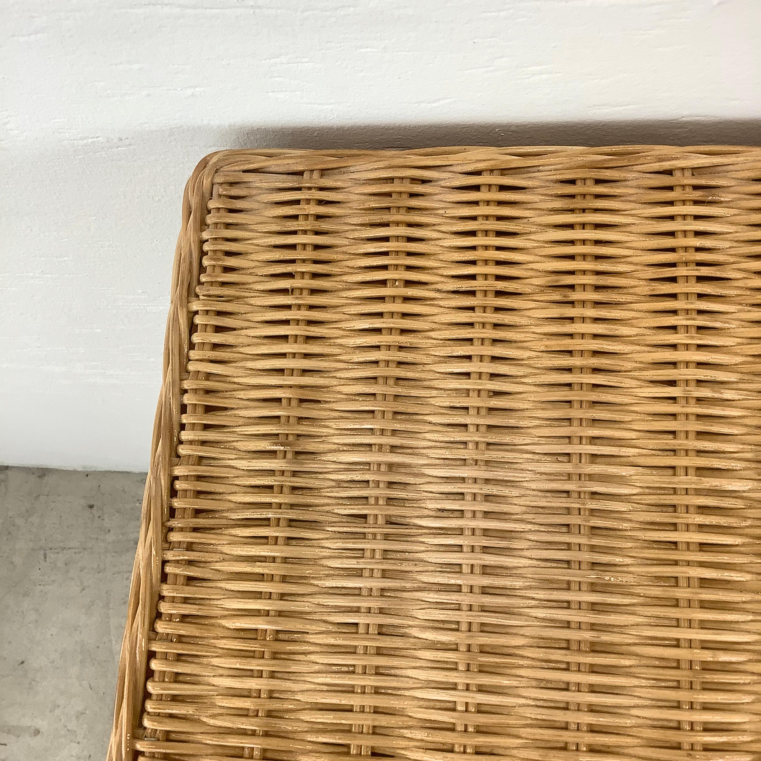 Boho Modern Wicker Writing Desk 7
