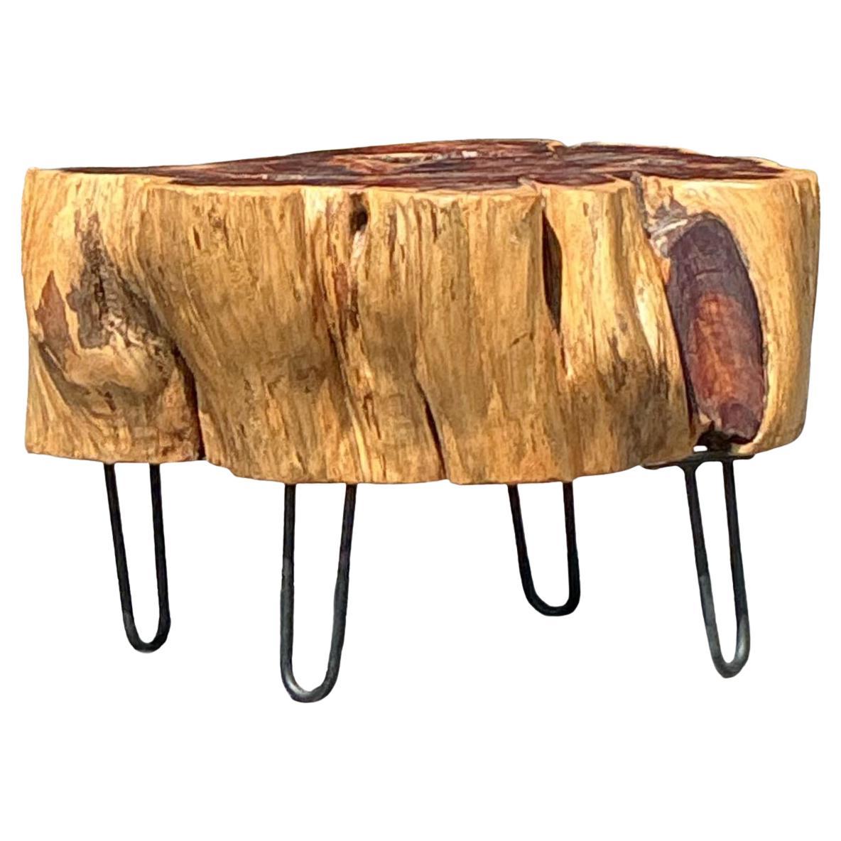 Boho Pin Leg Slab Couchtisch
