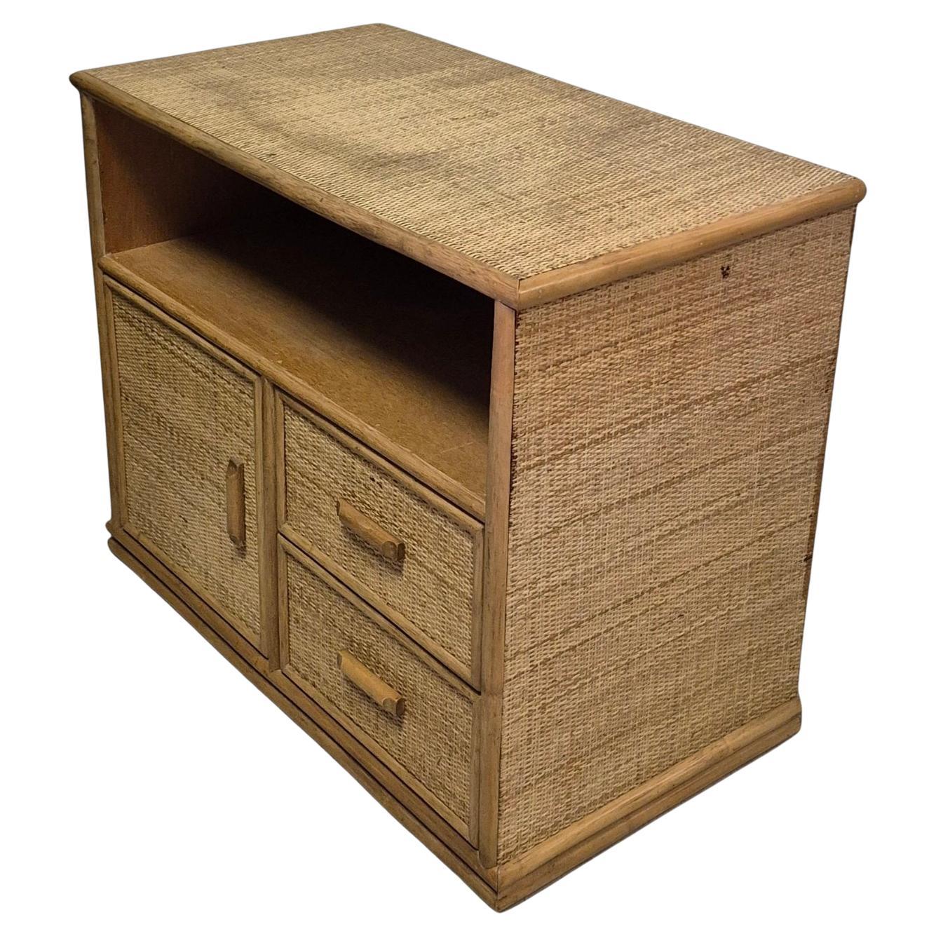 Meuble de rangement Boho, Belgique 1970