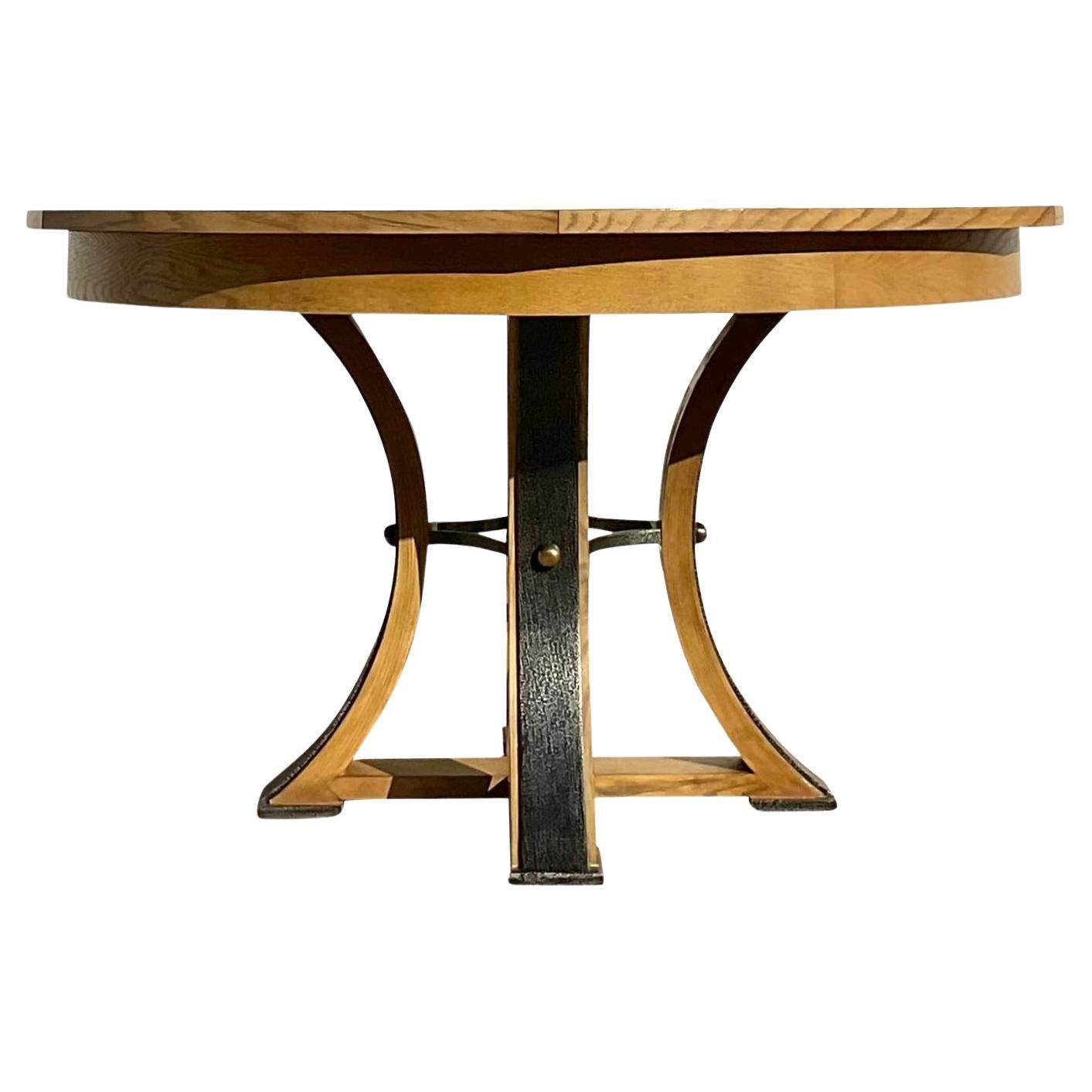 Boho Sarreid IMF Tower Jupe Extendable Dining Table For Sale