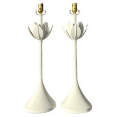 Boho Visual Comfort “Alberto” Lamps - a Pair
