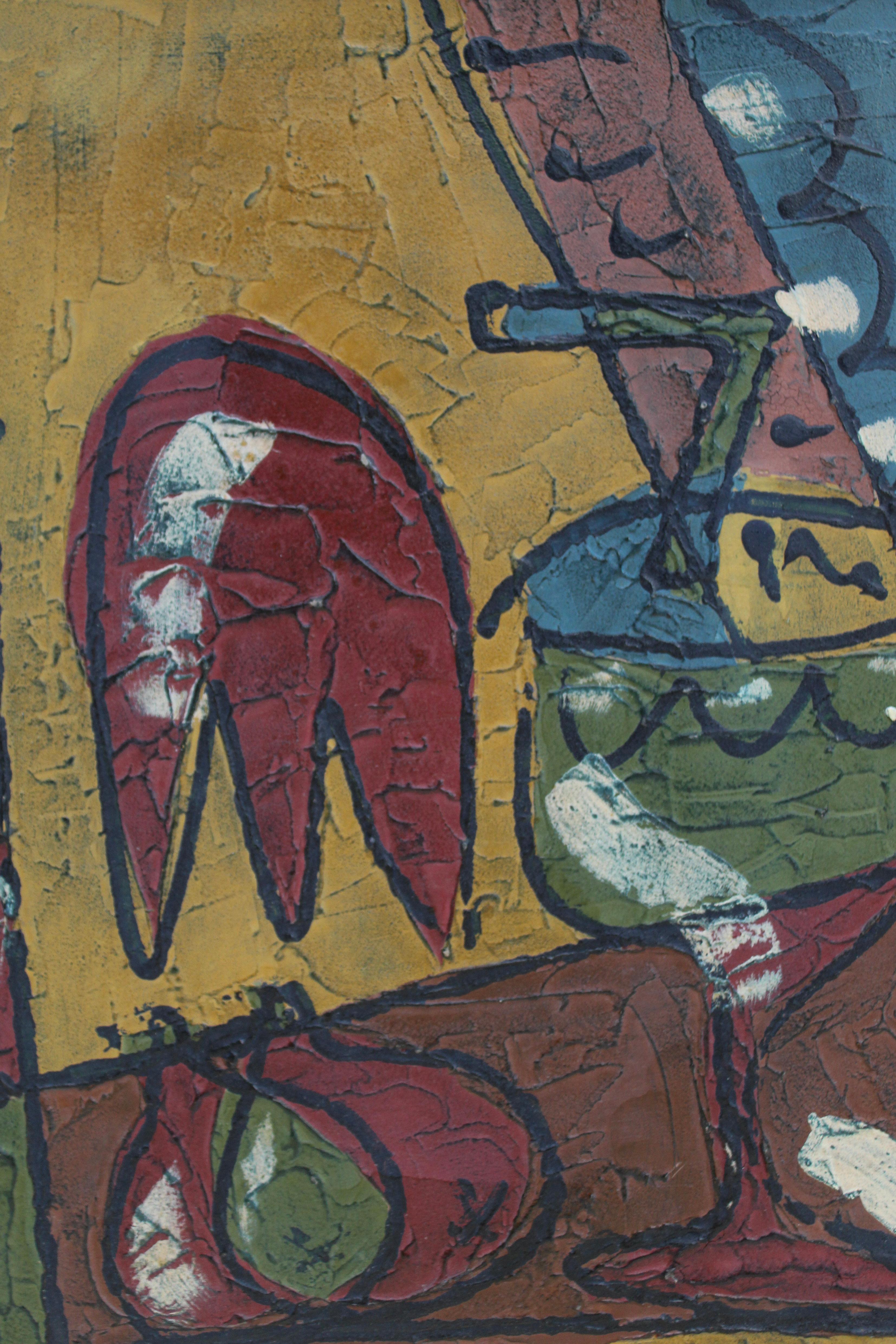 Natura morta astratta modernista, Bohumil Samuel Kecir (1904-1987) in vendita 2