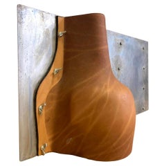 Boiled Leather Vase, 2010s by Simon Hasan