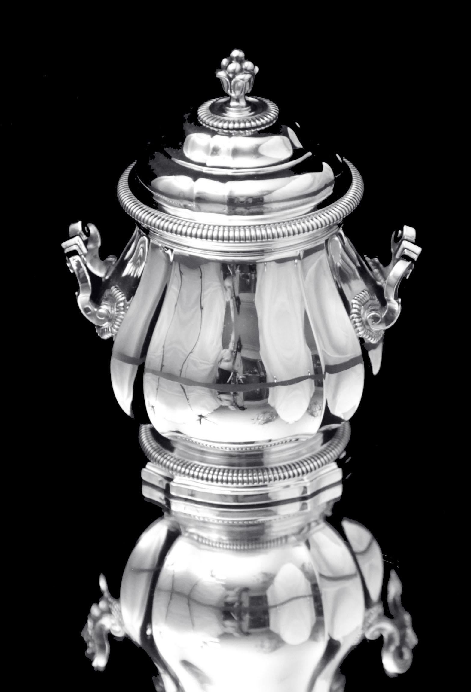 Boin-Taburet : 6pc. Service à thé français ancien en argent sterling 950 - comme neuf ! 1