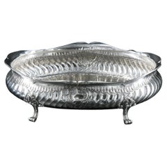 Boin Taburet - Antique French 950 Sterling Silver Table Centerpiece + Wrap !
