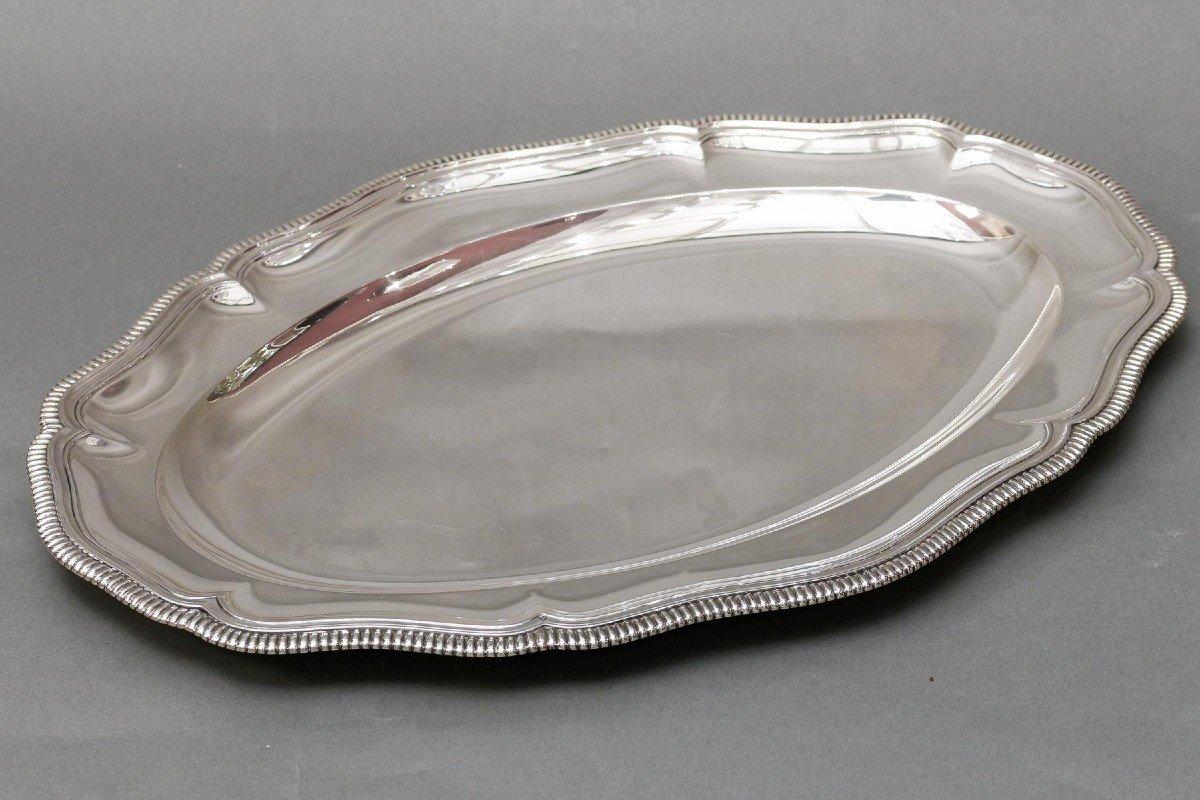 Boin Taburet – Large Dish In Sterling Silver – Early 20th Century For Sale 1