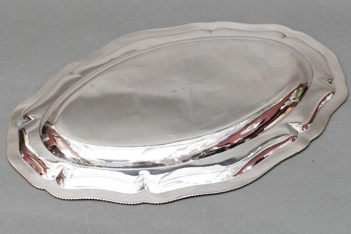 Boin Taburet – Large Dish In Sterling Silver – Early 20th Century For Sale 2