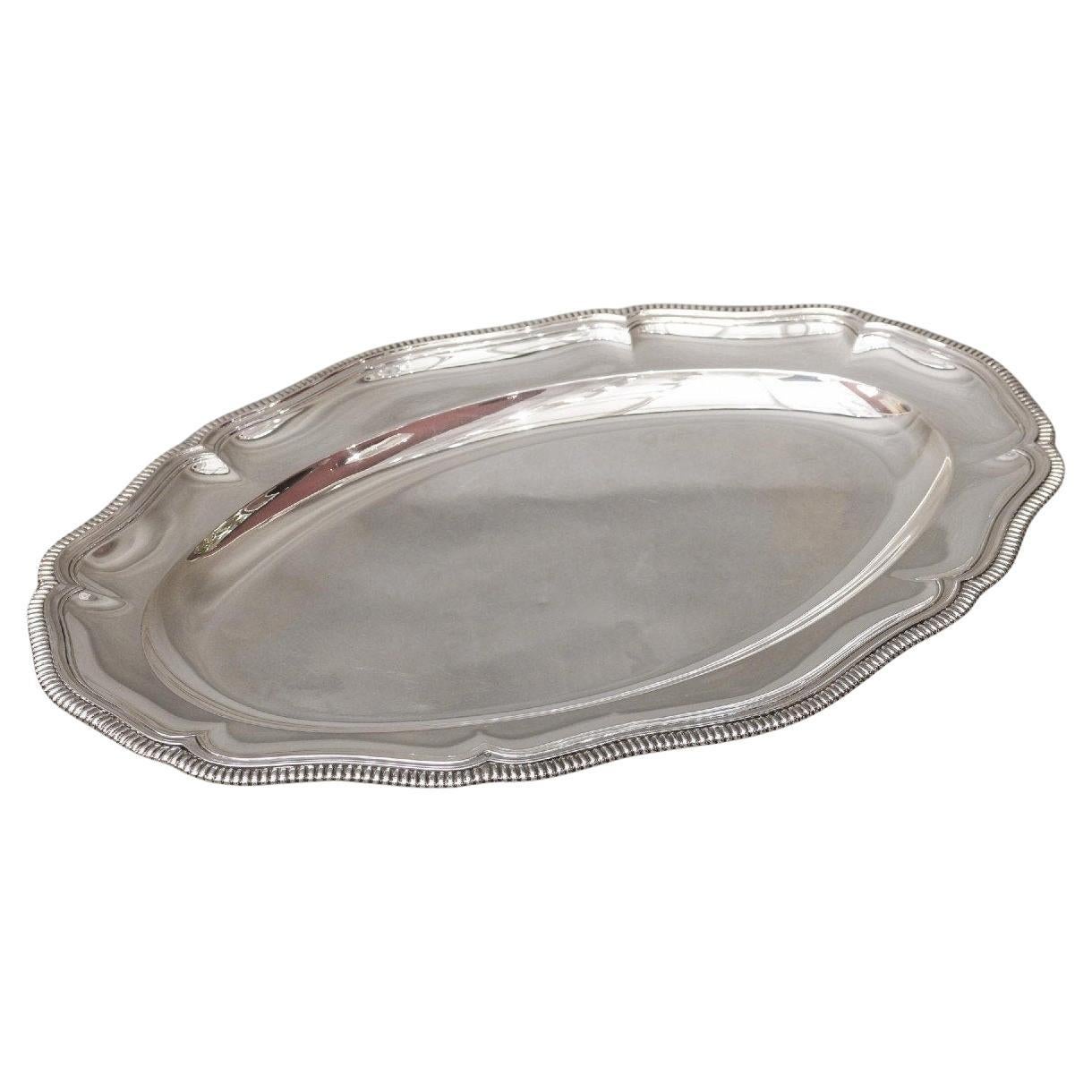 Boin-Taburet - Grand plat en A Silver - Début du 20ème siècle en vente