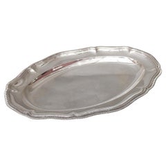 Boin-Taburet - Grand plat en A Silver - Début du 20ème siècle