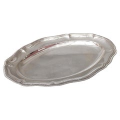 Boin Taburet – Large Dish In Sterling Silver – Early 20th Century