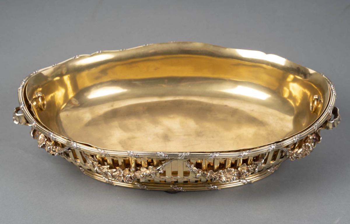 Boin Taburet - Louis XVI silver gilt CENTERPIECE - 19th century - NAPOLON III 6