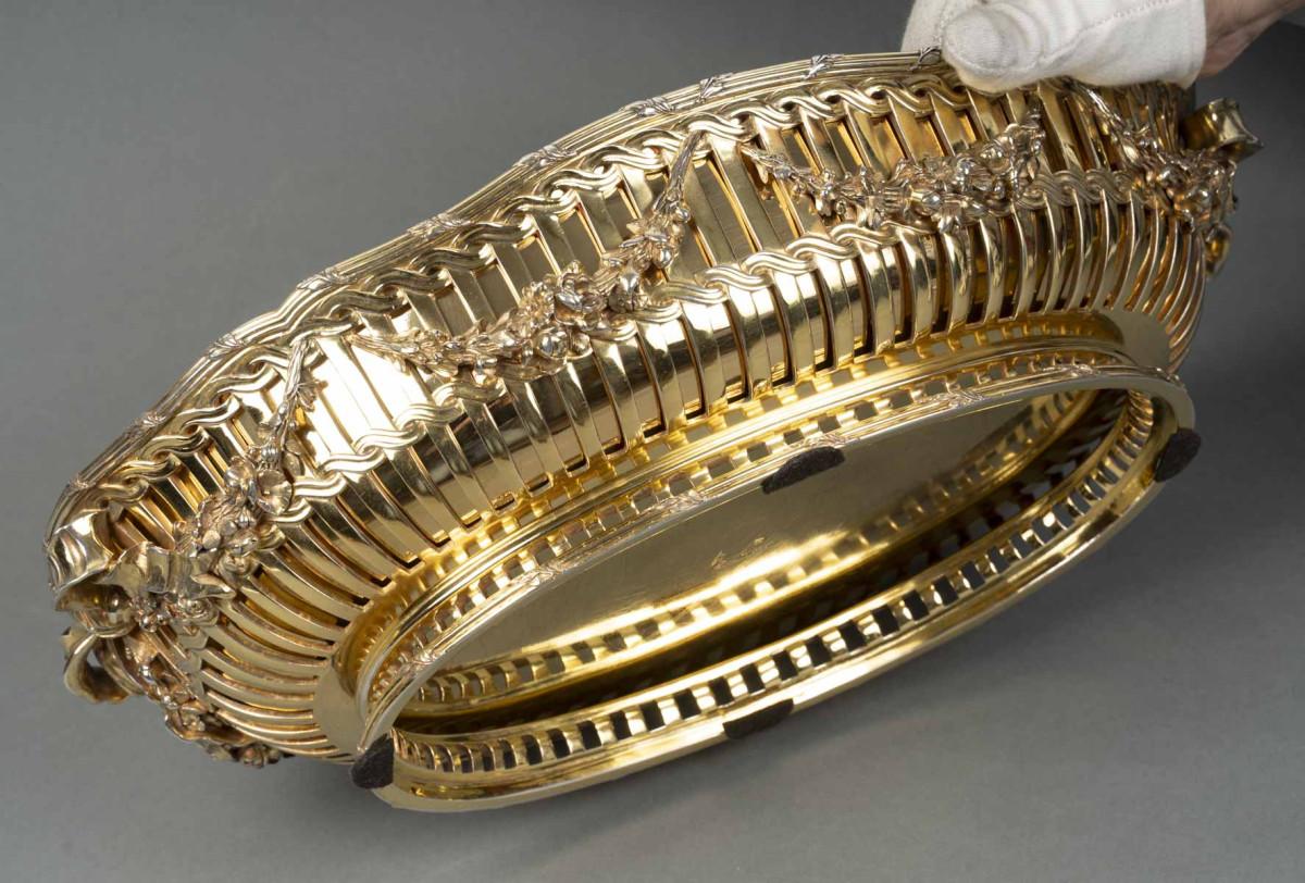 Boin Taburet - Louis XVI silver gilt CENTERPIECE - 19th century - NAPOLON III 10