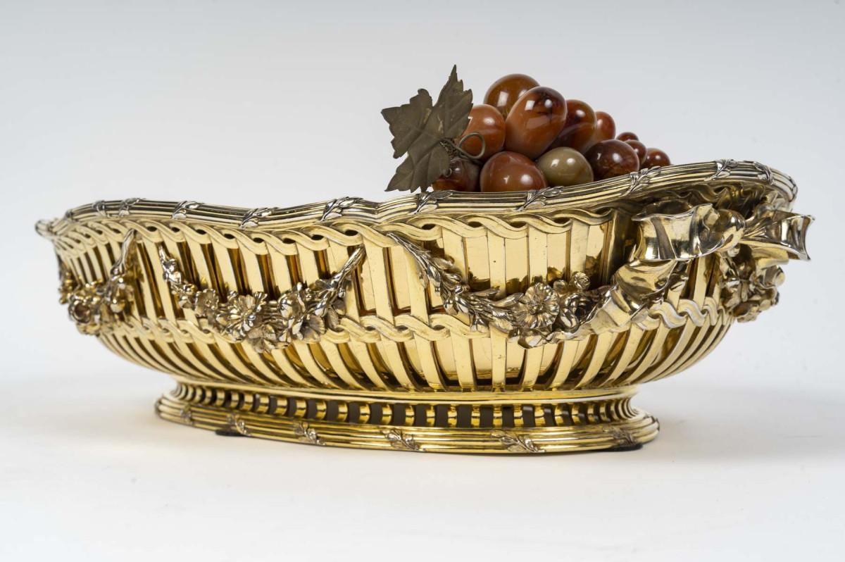 Boin Taburet - Louis XVI silver gilt CENTERPIECE - 19th century - NAPOLON III 1
