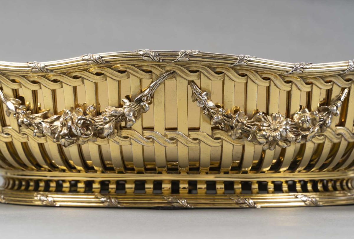 Boin Taburet - Louis XVI silver gilt CENTERPIECE - 19th century - NAPOLON III 3