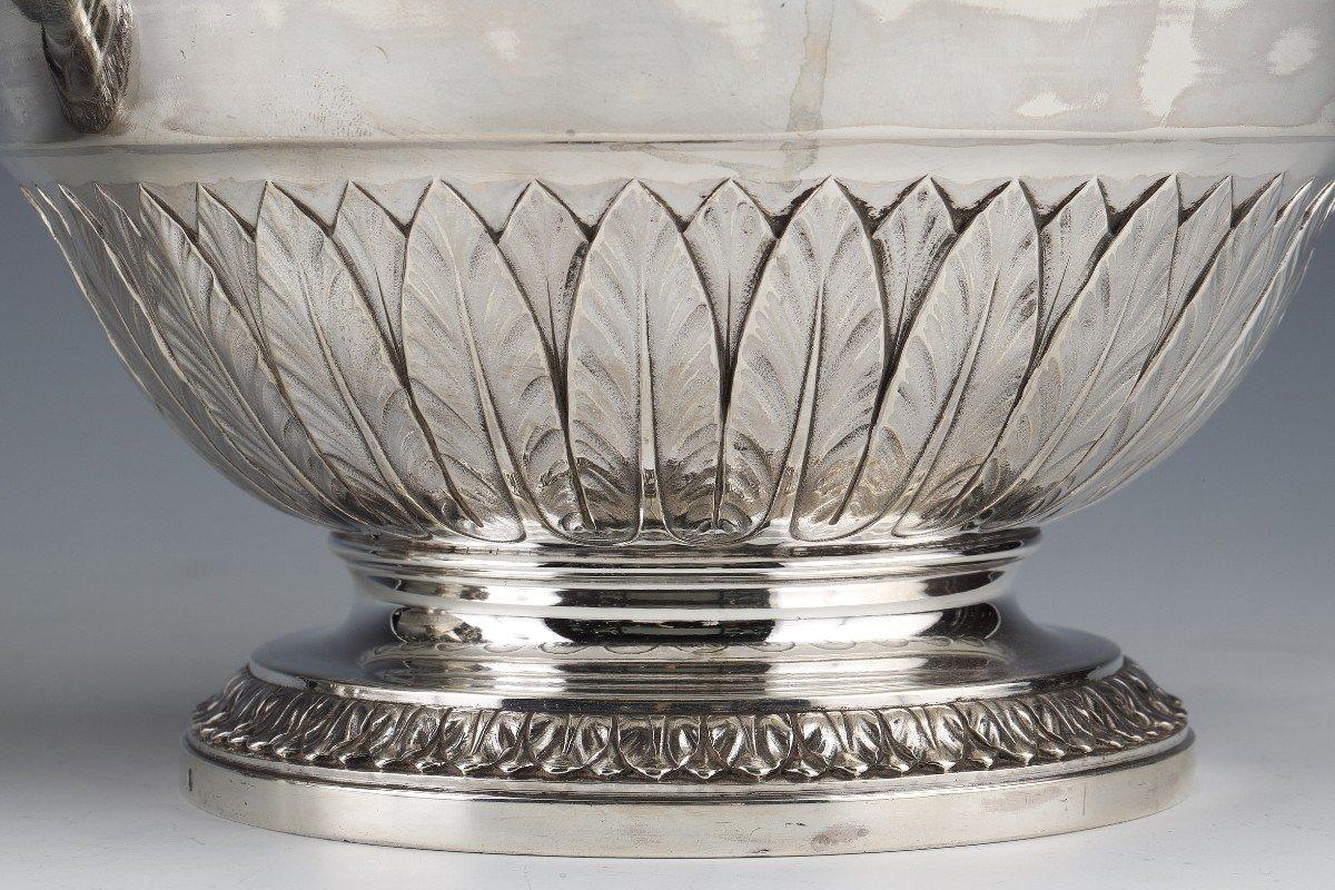 Boin Taburet - Pair Of Solid Silver Wine Coolers Louis XVI - 19th Century For Sale 5