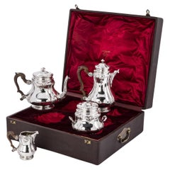 Antique Boin Taburet - Set Tea/Coffee In Silver Xixe