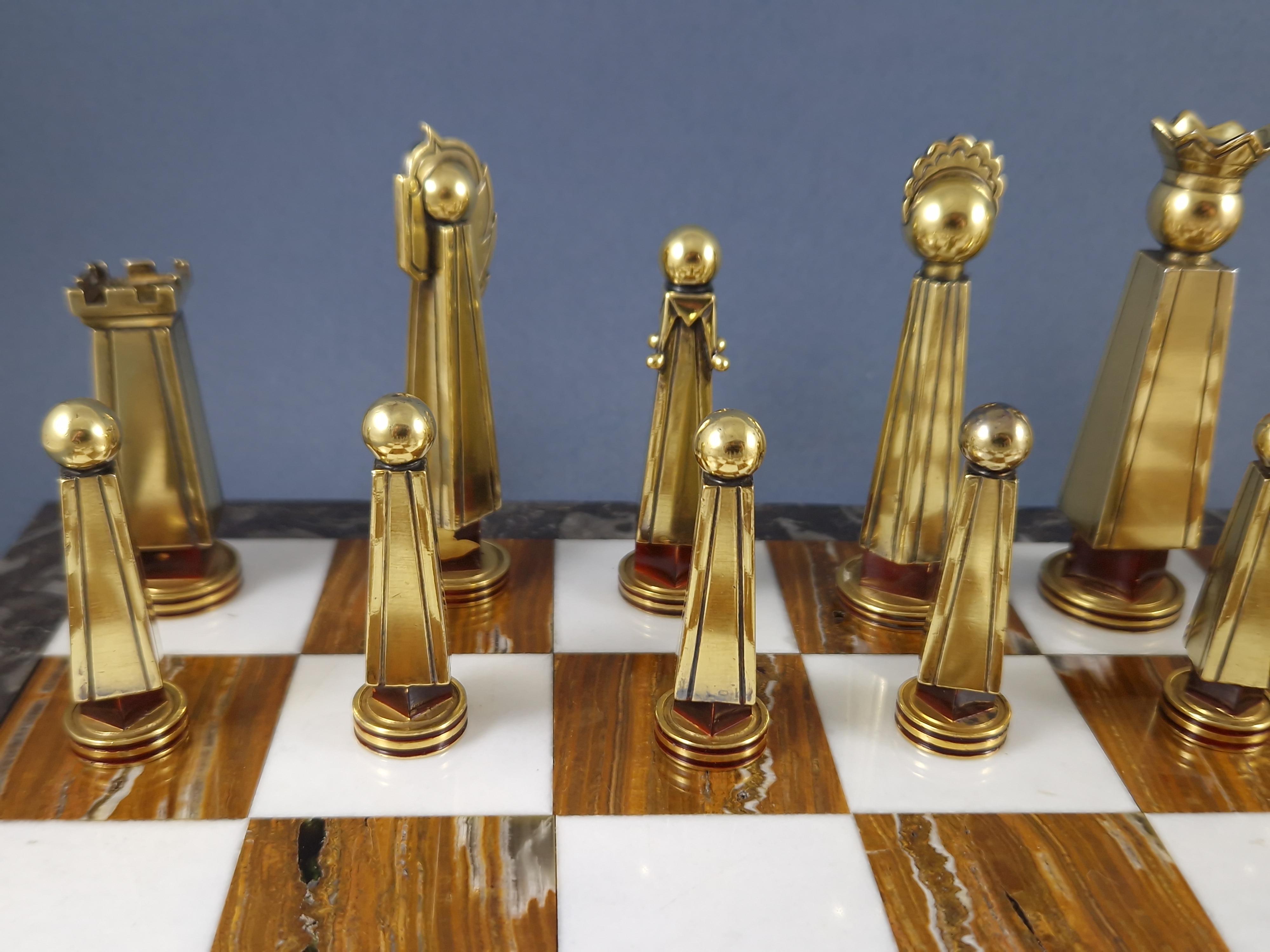 Boin Taburet - Juego de Ajedrez de Plata de Ley y Dorado en venta 3