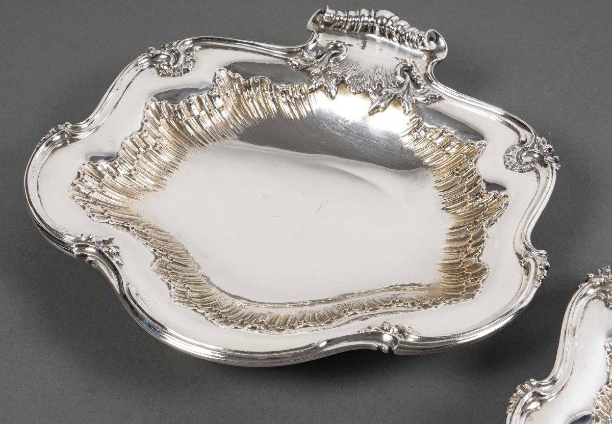 Boin Taburet - Suite Of Six Shell Dishes Sterling Silver 19th For Sale 2