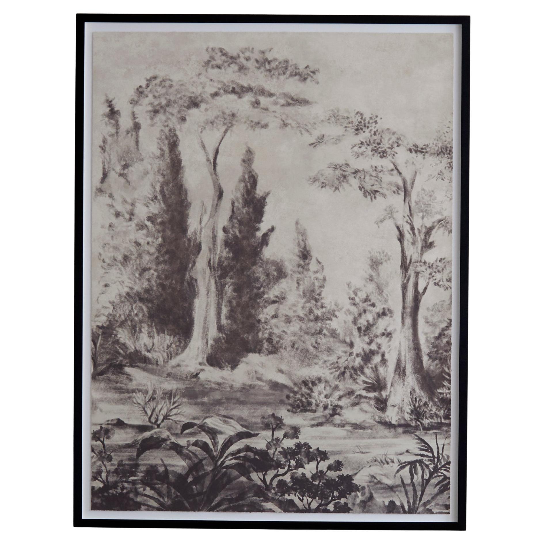 "Bois de Boulogne L" Stampa d'arte in edizione limitata di Christiane Lemieux - 42" X 56"