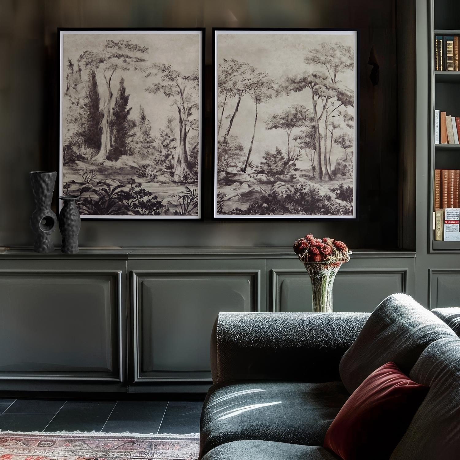 „Bois de Boulogne R“ Kunstdruck in limitierter Auflage von Christiane Lemieux - 42