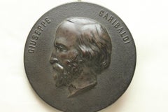 Bois Durci Plaque of Giuseppe Garibaldi