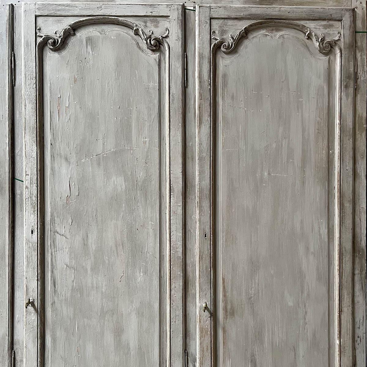 Louis XV style woodwork storage front For Sale 5