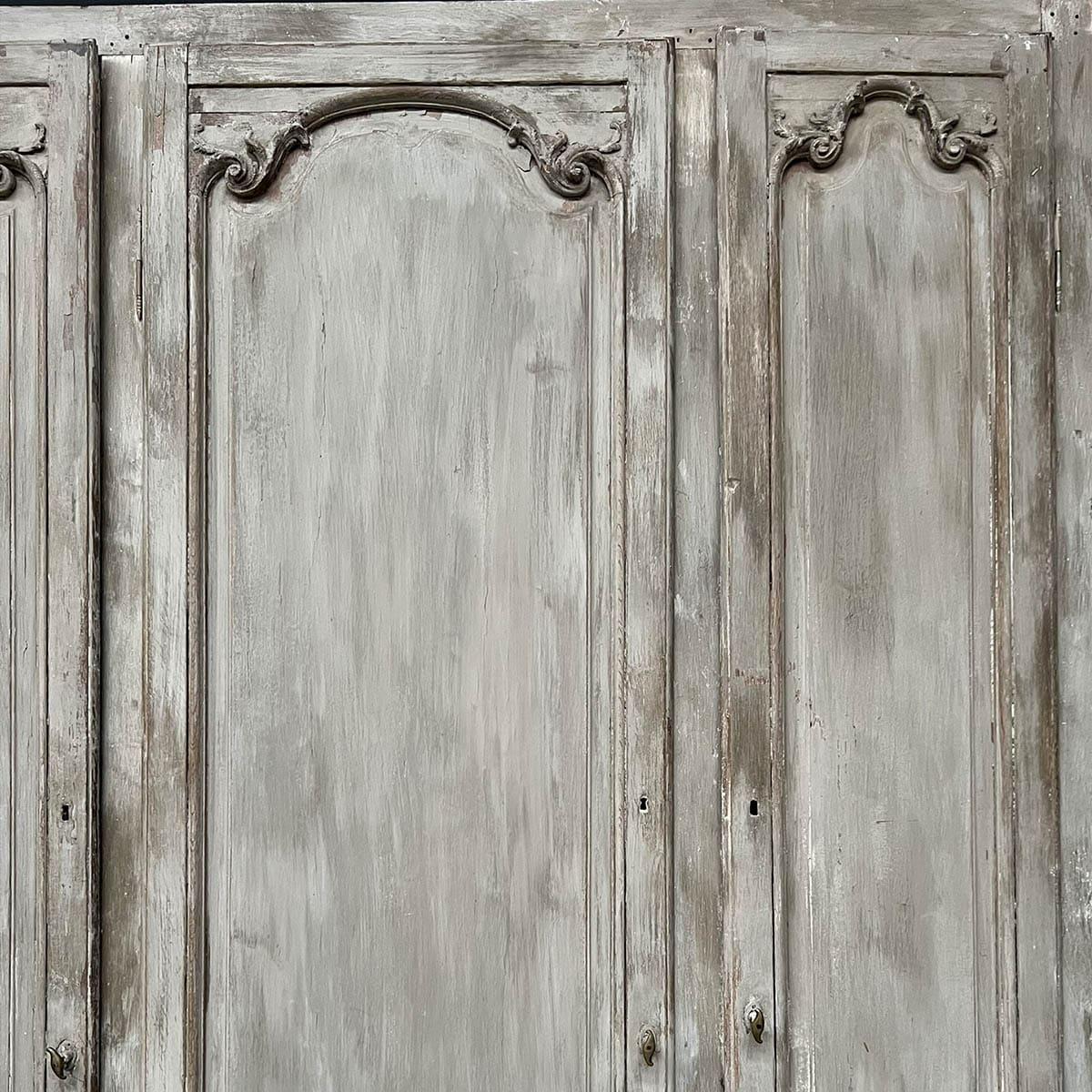 Louis XV style woodwork storage front For Sale 6