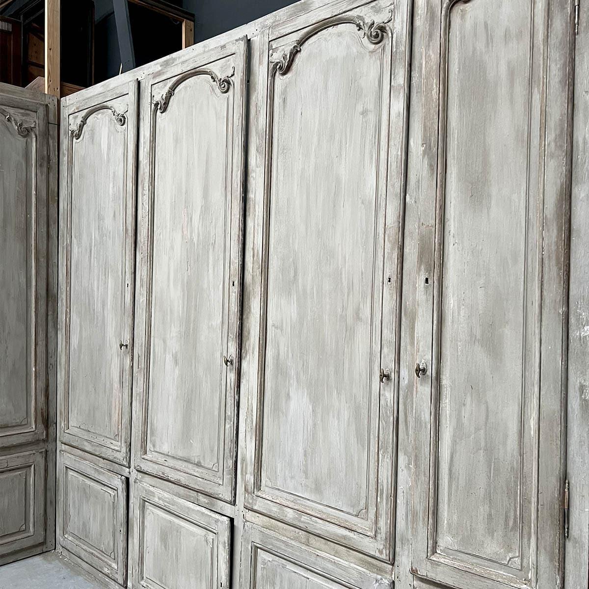 Louis XV style woodwork storage front For Sale 3