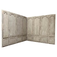 Antique Louis XV style woodwork storage front