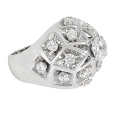 Boivin Mid-Century diamond cocktail ring
