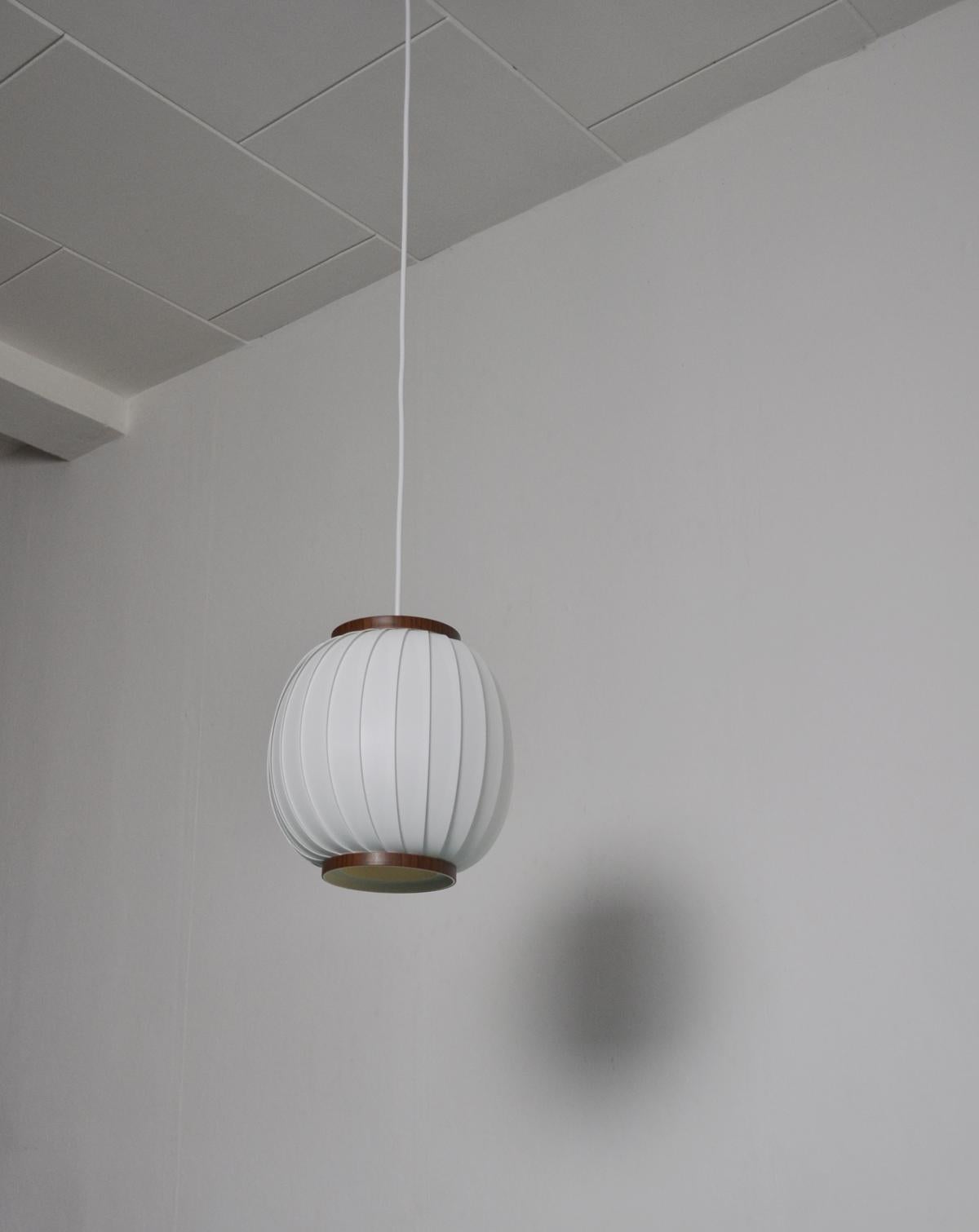 Mid-Century Modern Bojan Pendant Lamp by Lars Eiler Schiøler for Hoyrup Light, 1970s For Sale