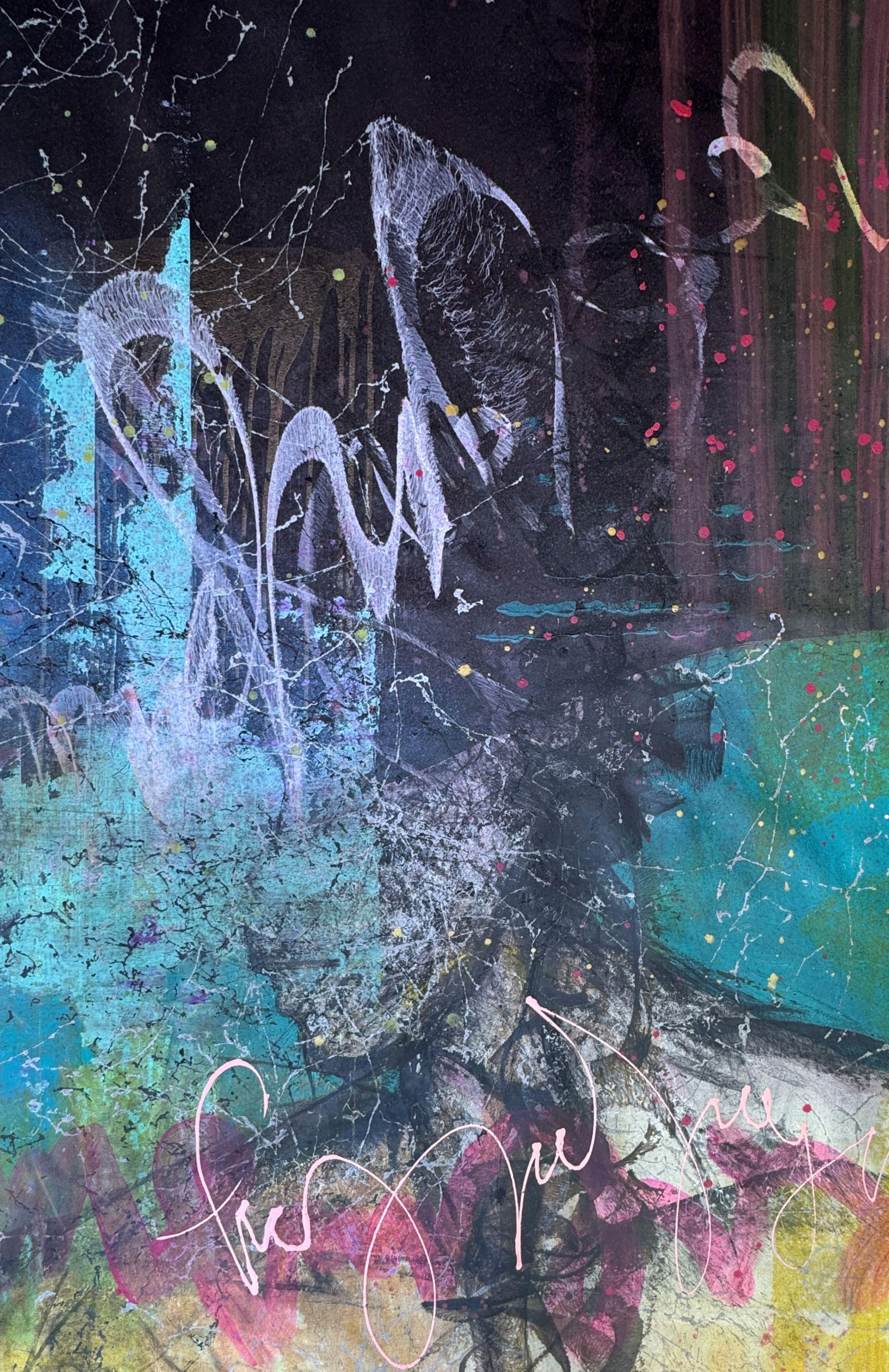 Amantis – Mixed Media Art von Bojana Ilic - Bojitt